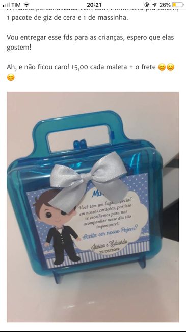 dicas convite pajem e Daminhas. - 1