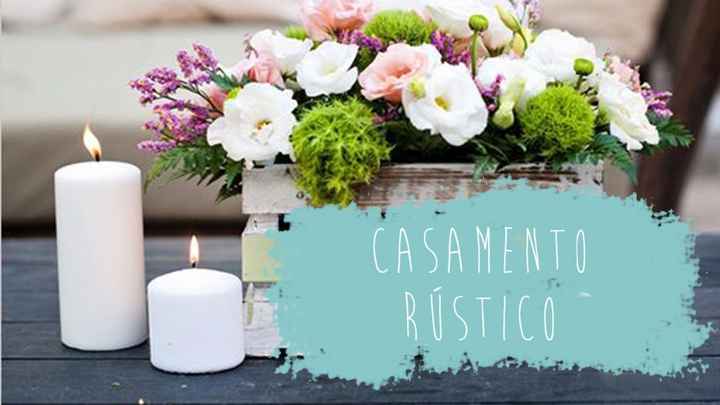 Casando no rústico!