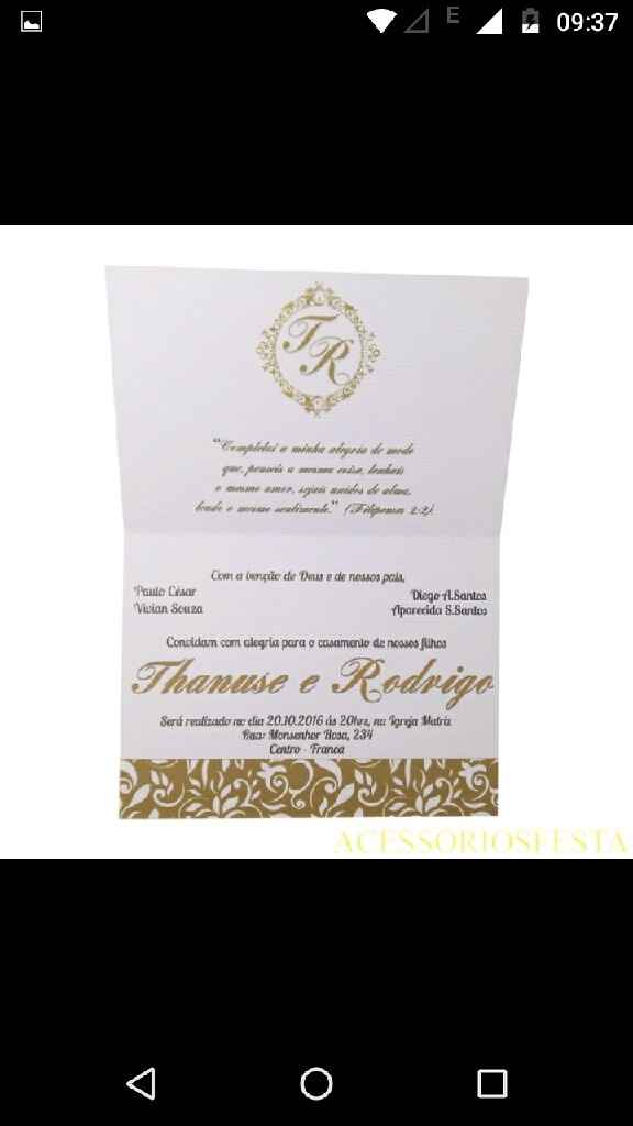 Meu convite de casamento - 2