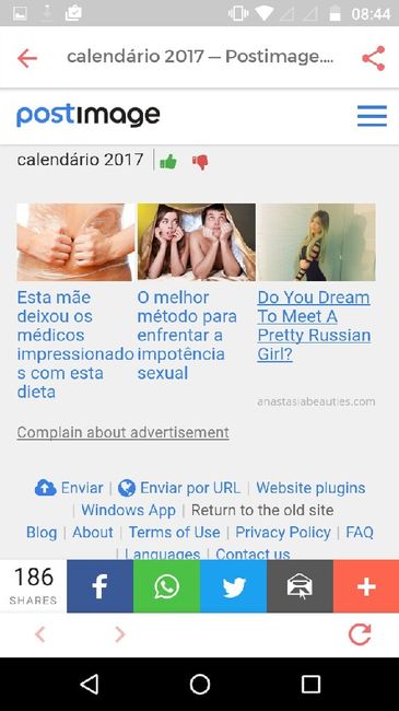 Meu calendário do amor -carol 1