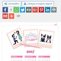 Meu calendário do amor -carol - 1