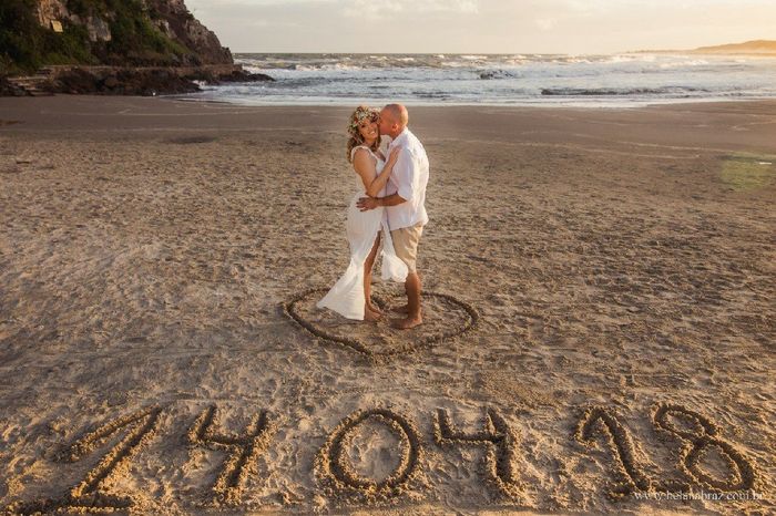 Compartilhe o seu pré-wedding - praia - 1