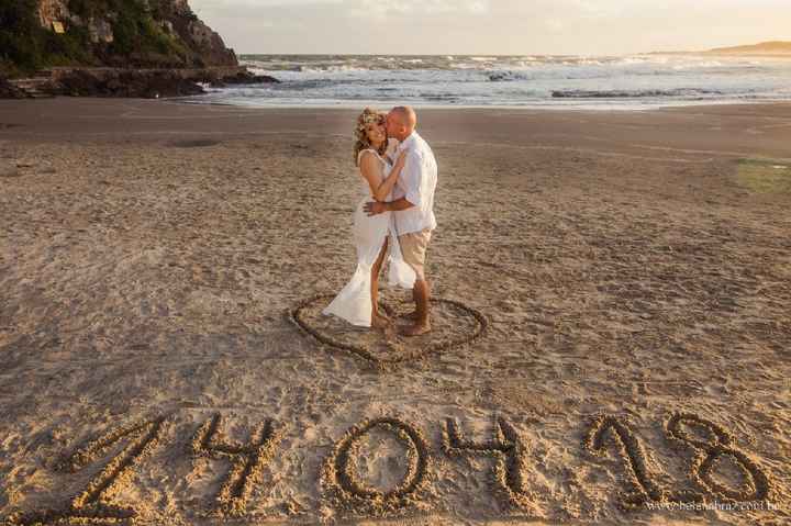 Compartilhe o seu pré-wedding - praia - 1