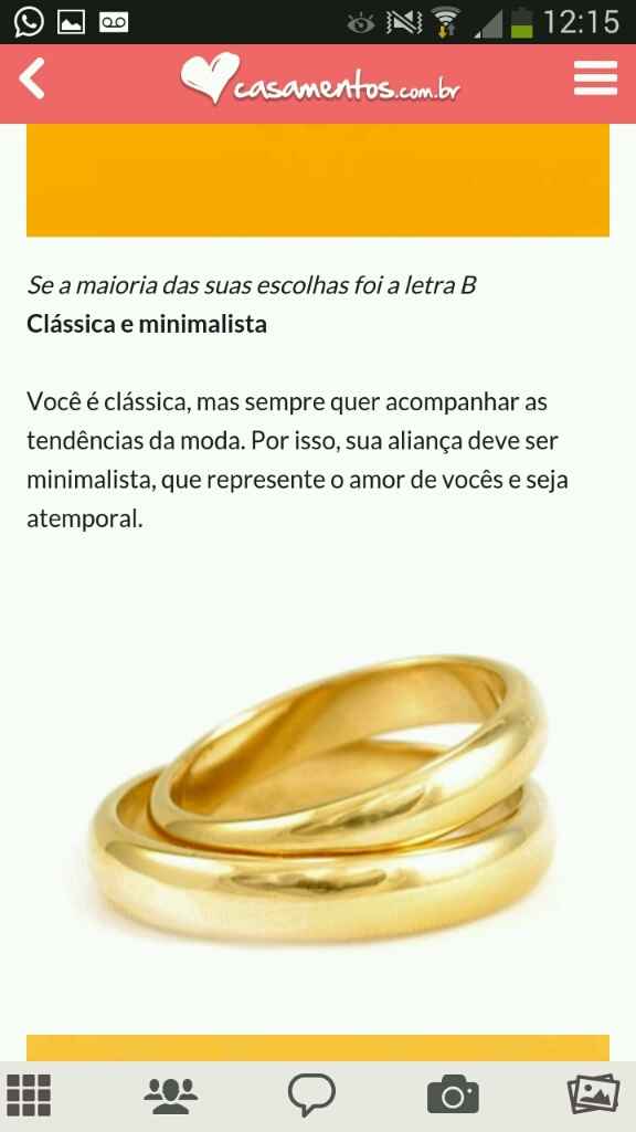 Aliança perfeita... - 1