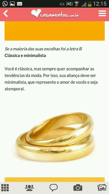 Aliança perfeita... - 1