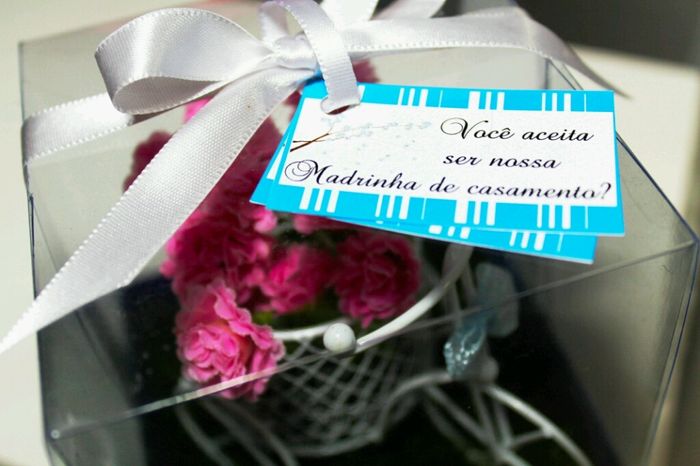 Caixa convite dos padrinhos - 2