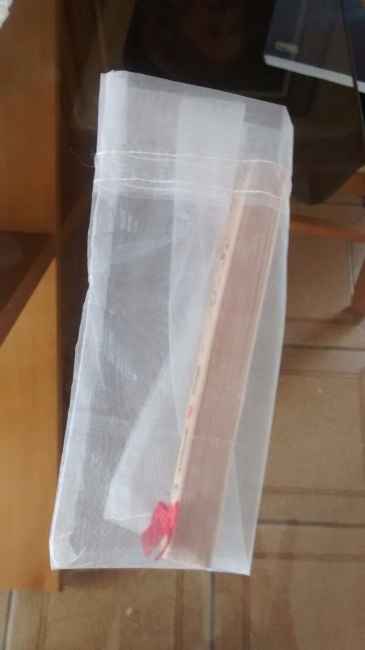 Saquinho de organza para os leques