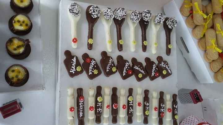 Detalhe dos doces