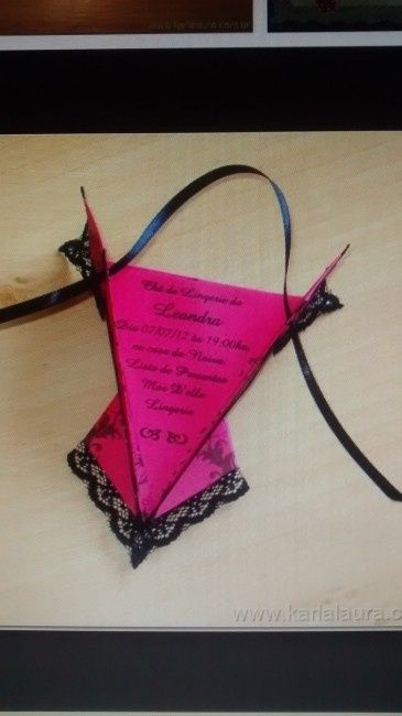 Modelos de convites chÁ de panela e chÁ de lingerie - 2