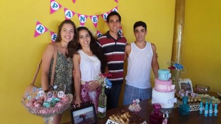 foto com a prima