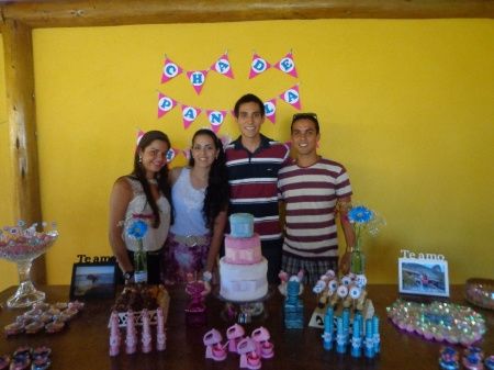 foto com a prima/irmã