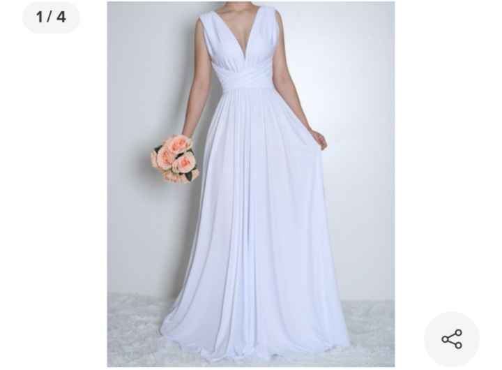 Meu Vestido de Noiva da Shoppe por 36 Reais - 2
