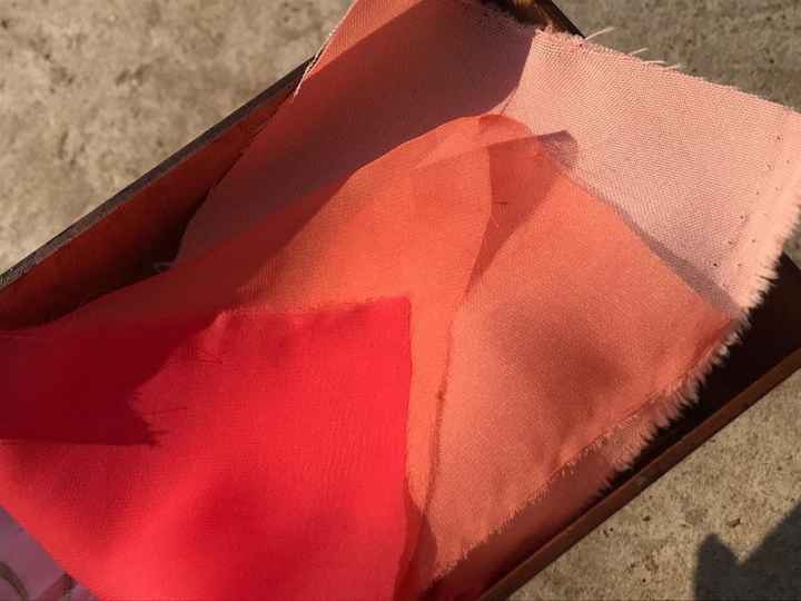 As cores que pedi para as madrinhas