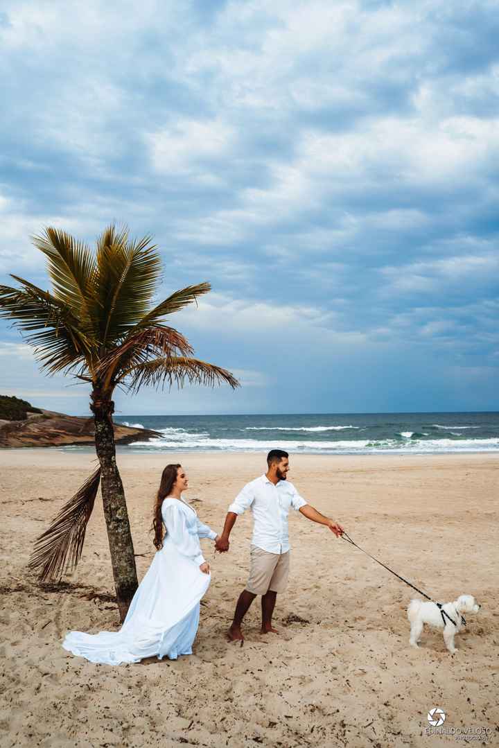 Nosso pré-wedding na praia🤩💛 - 5
