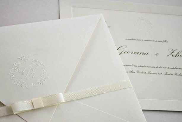 Convites de casamento - 1