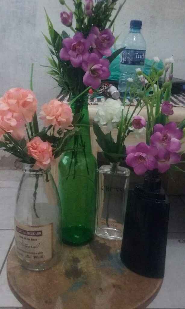 Arranjos e tiara diy (testando várias opções ) - 4