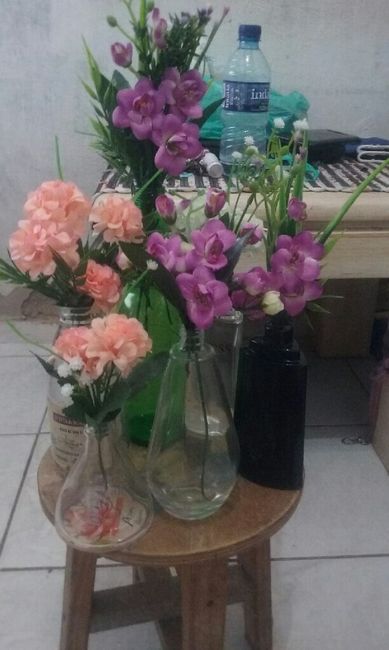 Arranjos e tiara diy (testando várias opções ) - 3