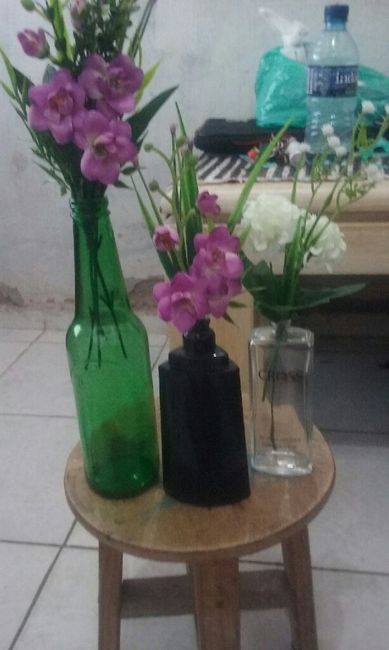 Arranjos e tiara diy (testando várias opções ) - 5