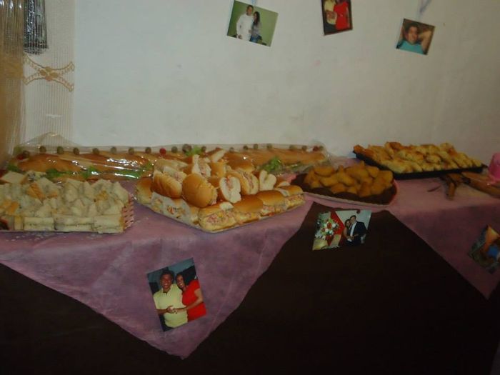 mesa dos salgados 