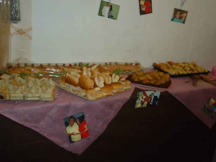 mesa dos salgados 