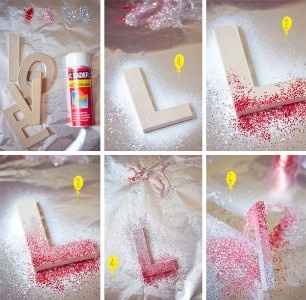 Como decorar letra MDF