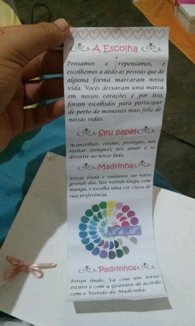 Convite de padrinhos diy - parte 2 - 5