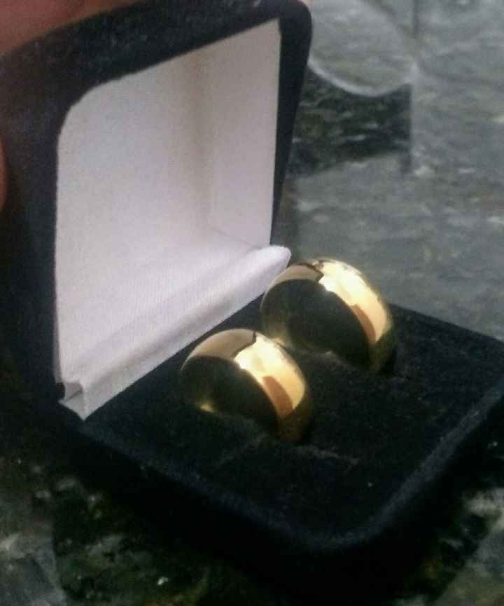 As alianças chegaram 😍💍👰 - 1