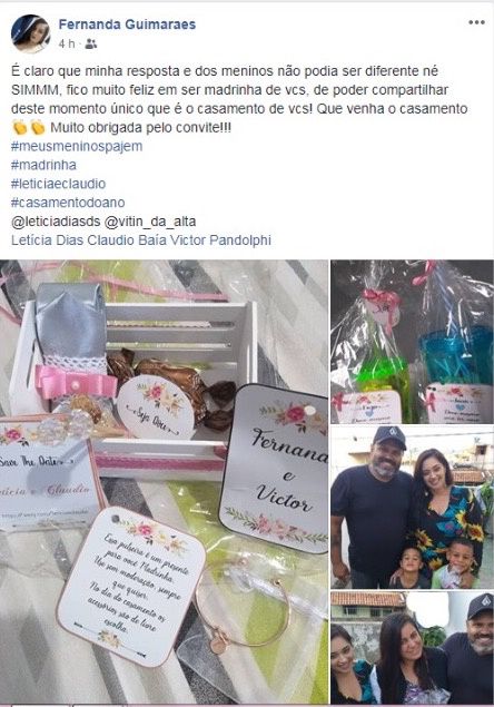 Entreguei os convites dos padrinhos - vem ver - 6