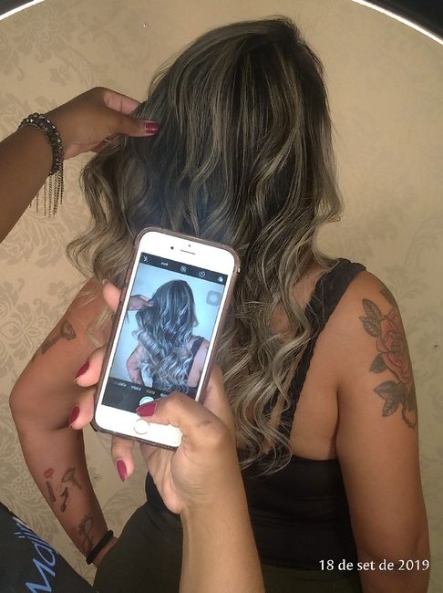 o resultado da mudança, depois de 2 anos sem mexer no cabelo. 2