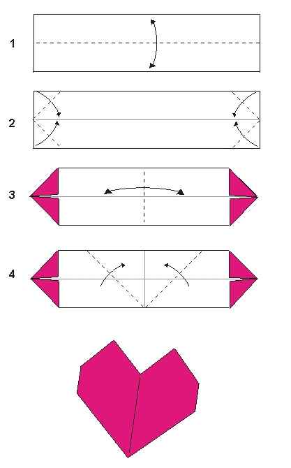 origami coração