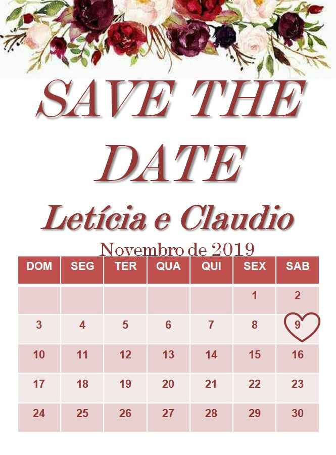 Salve the date e Convites prontos! #vemver - 1