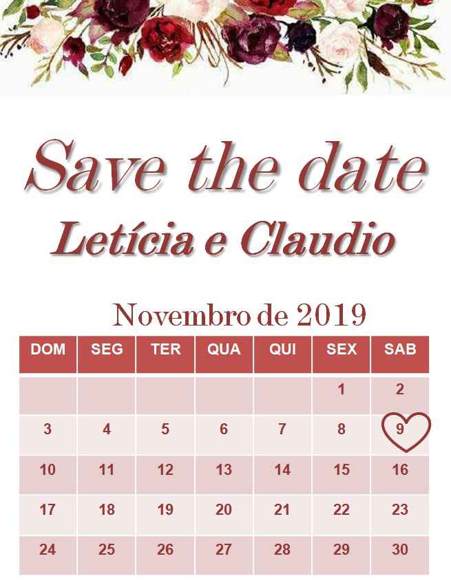 Salve the date e Convites prontos! #vemver - 2