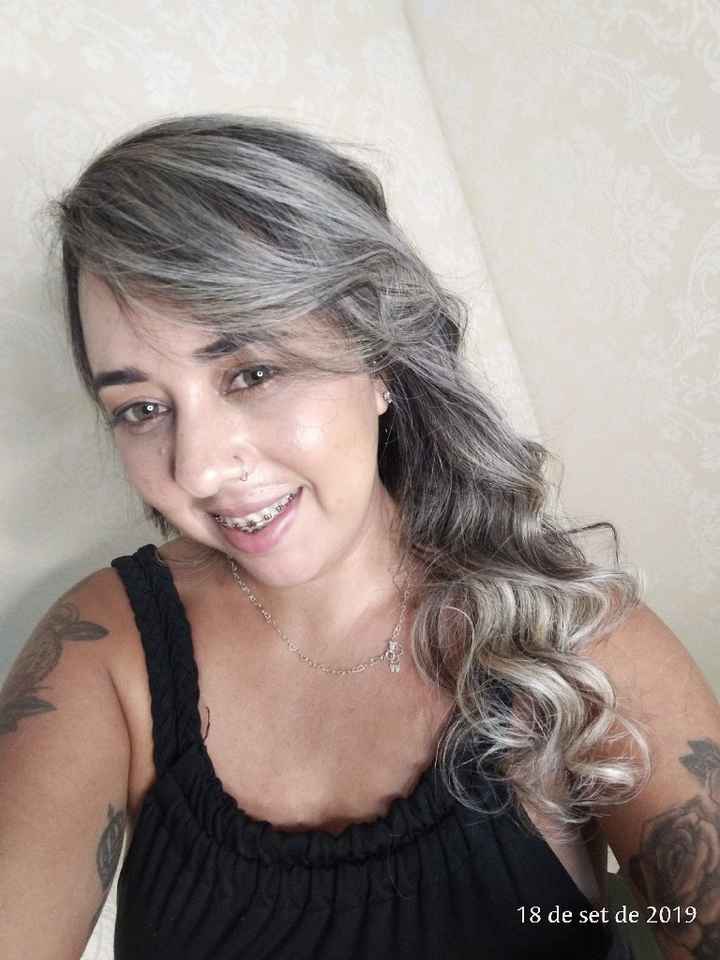 o resultado da mudança, depois de 2 anos sem mexer no cabelo. - 3