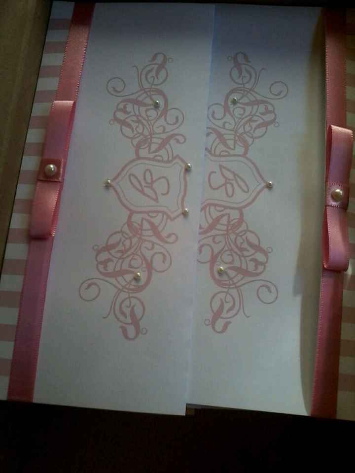 Meus convites chegaram..... in love... - 2