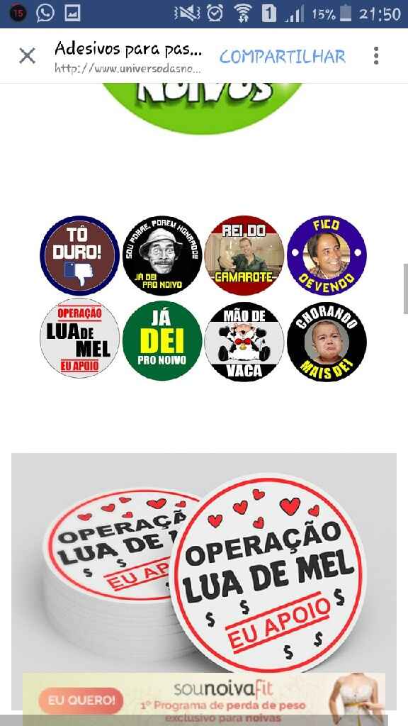Adesivos na hora de pedir dinheiro - 1