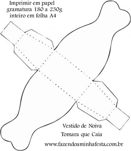 Molde noivinha