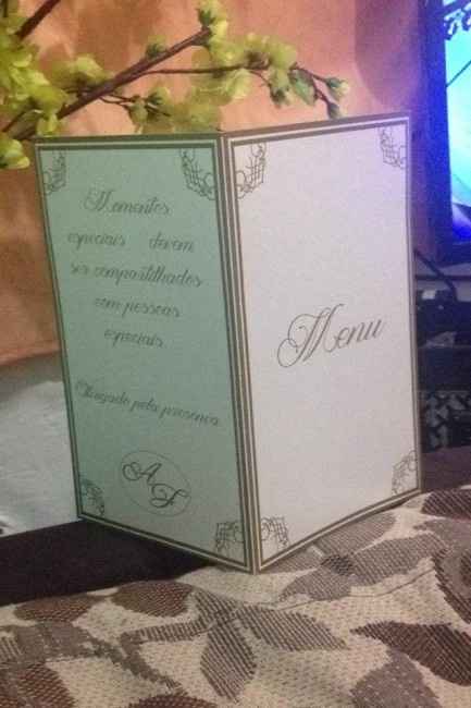 Menu/ Cardápio