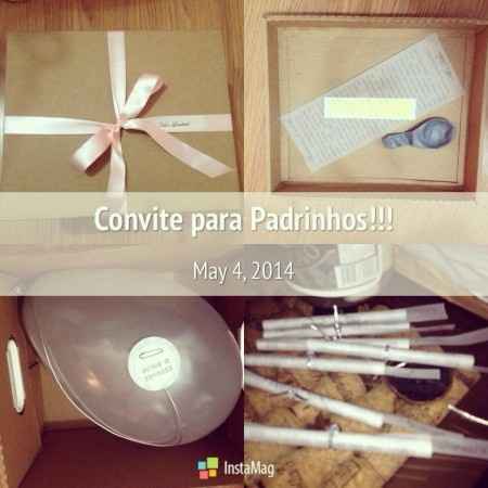 Convite para padrinhos