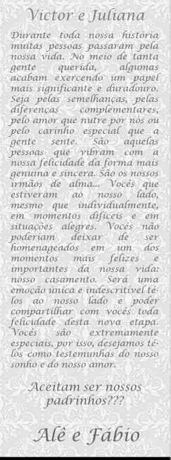 texto do convite