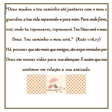 Mensagem caixinha