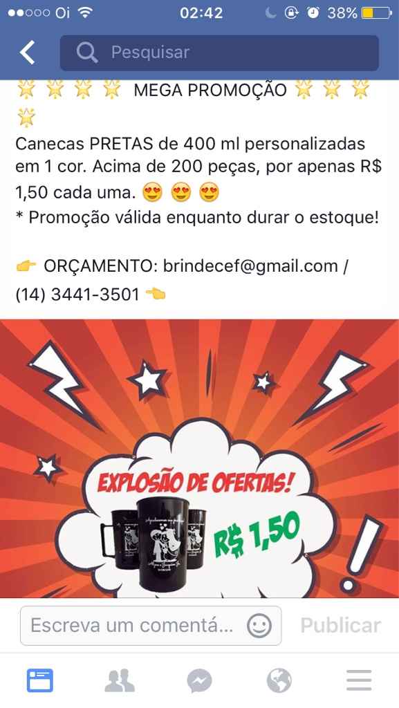 Promoção de lembrancinhas!!! - 1