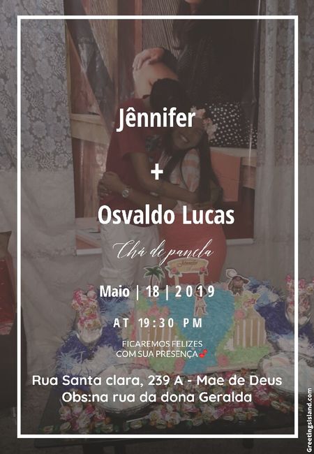Meu convite de Chá de panela💕🎉☕ - 2