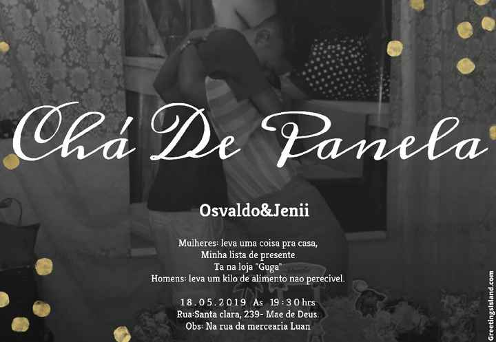 Meu convite de Chá de panela💕🎉☕ - 1