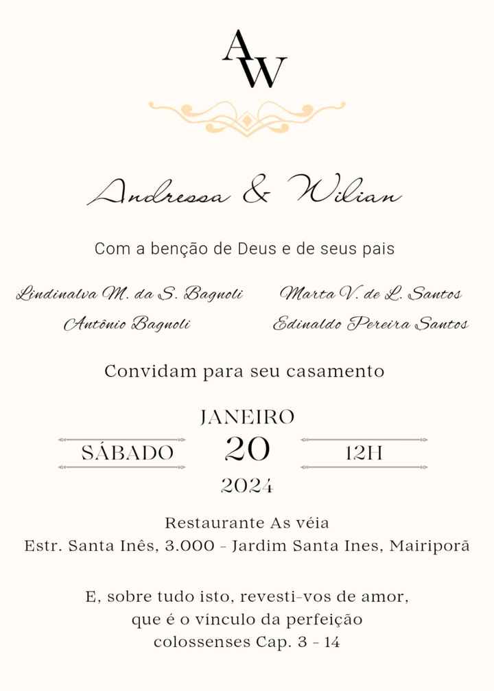 Convites - 2