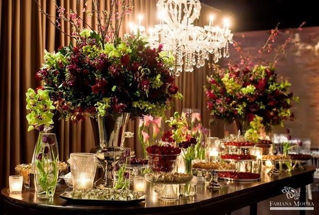 decoração com marrom