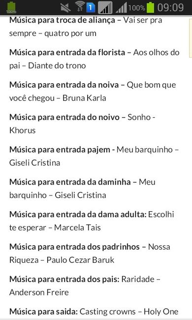 Musicas para casamento ??? - 1