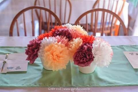 Inspiração para arranjo de mesa! - 13