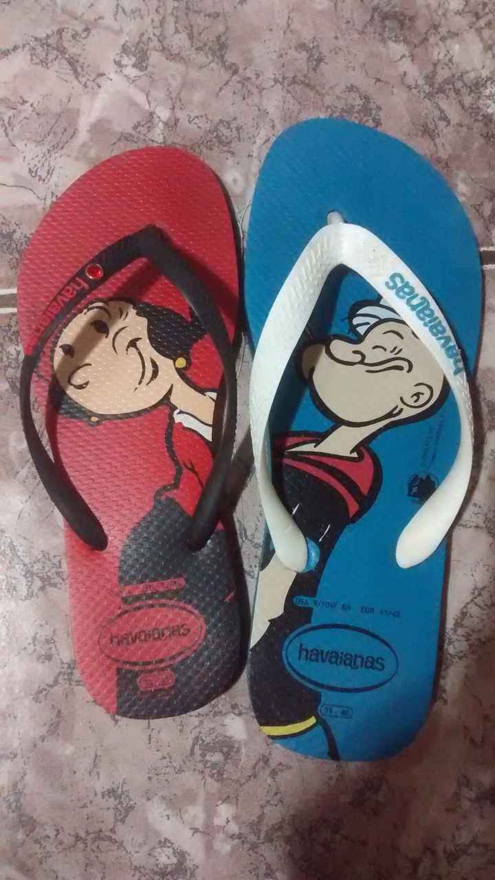 Enfim encontrei meu par de chinelo!
