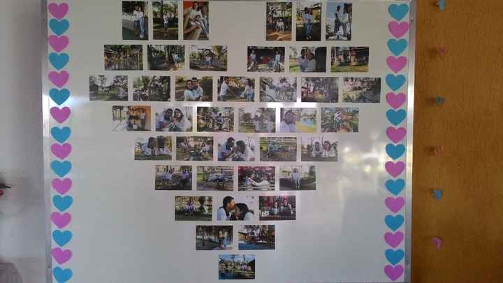 mural de fotos