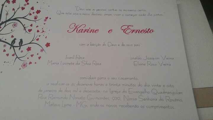 Convite que gostei - 3